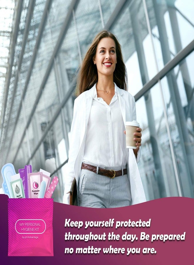 pH Advantage Portable Period Kit: Essential Period Pouch for Teen Girls in School, Travel, and Daily Use - Ideal for Parents, Schools, Churches, Businesses, and Homeless Outreach - Pink (Menstrual Kit, 1) - Image 3